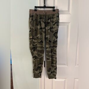 Guess Camouflage Cargo Joggers